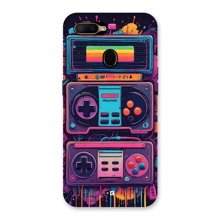 Comic Gaming Console Back Case for Oppo A5s