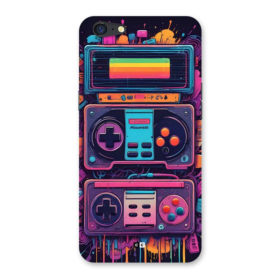 Comic Gaming Console Back Case for Oppo A71