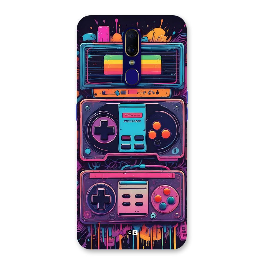 Comic Gaming Console Back Case for Oppo A9