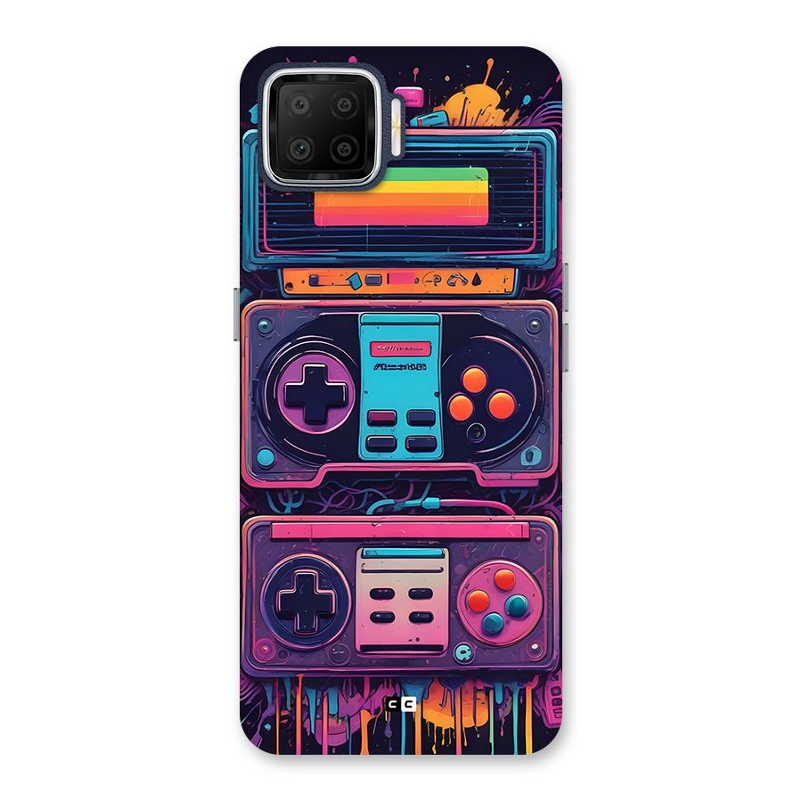 Comic Gaming Console Back Case for Oppo F17