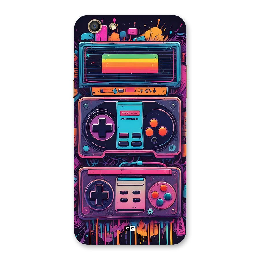 Comic Gaming Console Back Case for Oppo F3