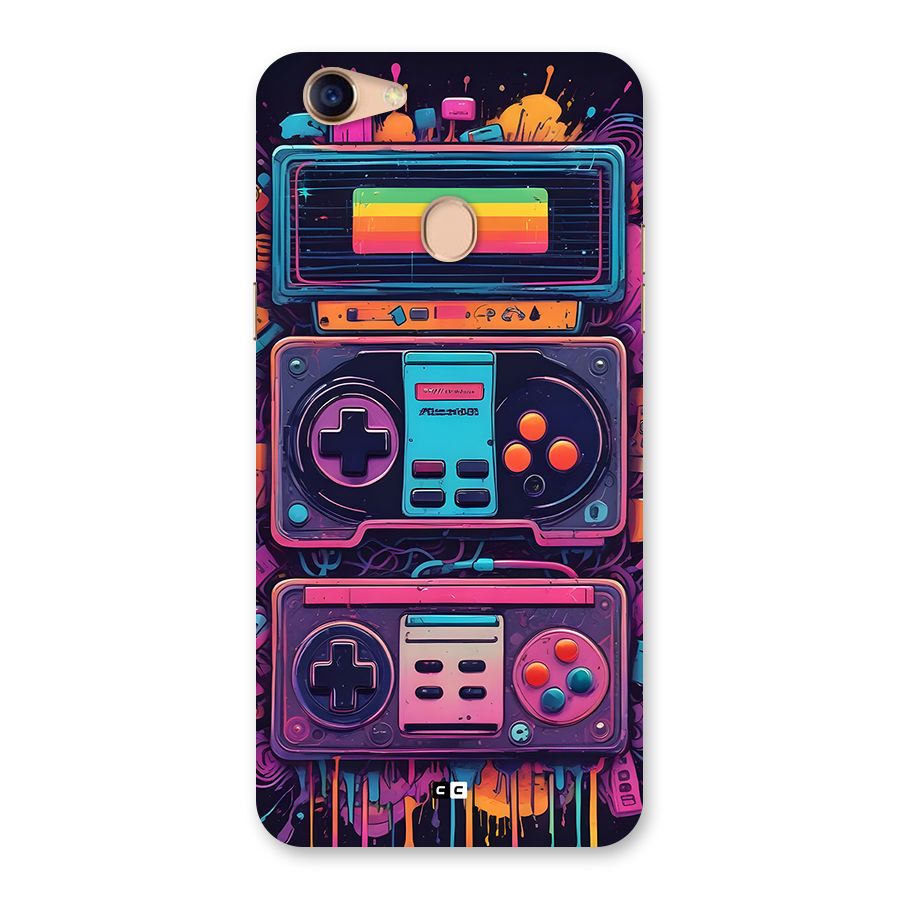 Comic Gaming Console Back Case for Oppo F5 Youth