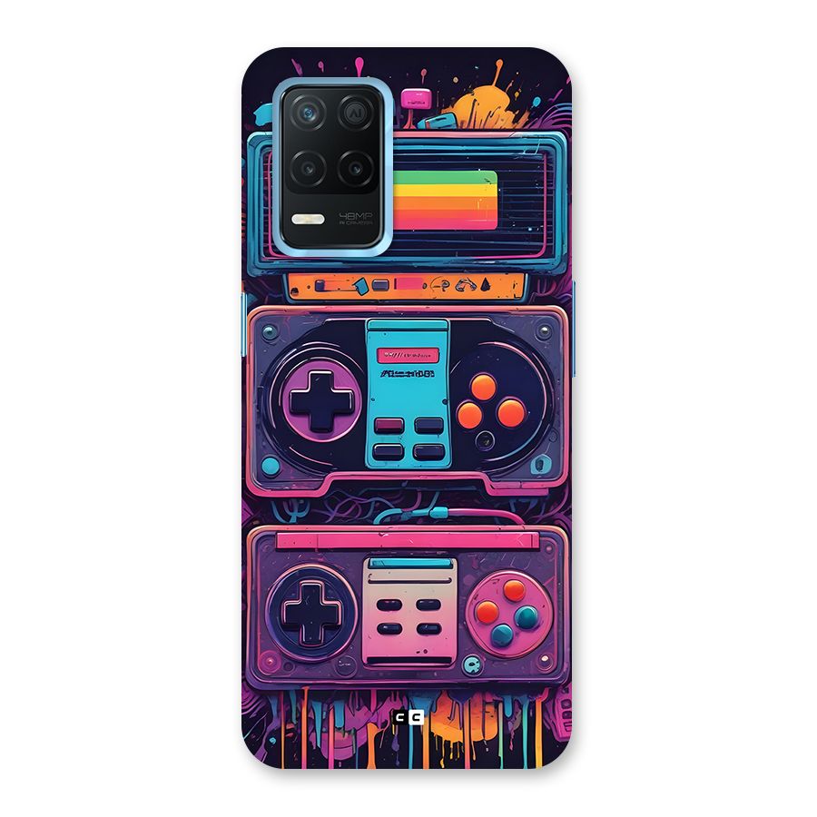 Comic Gaming Console Back Case for Realme 8s 5G