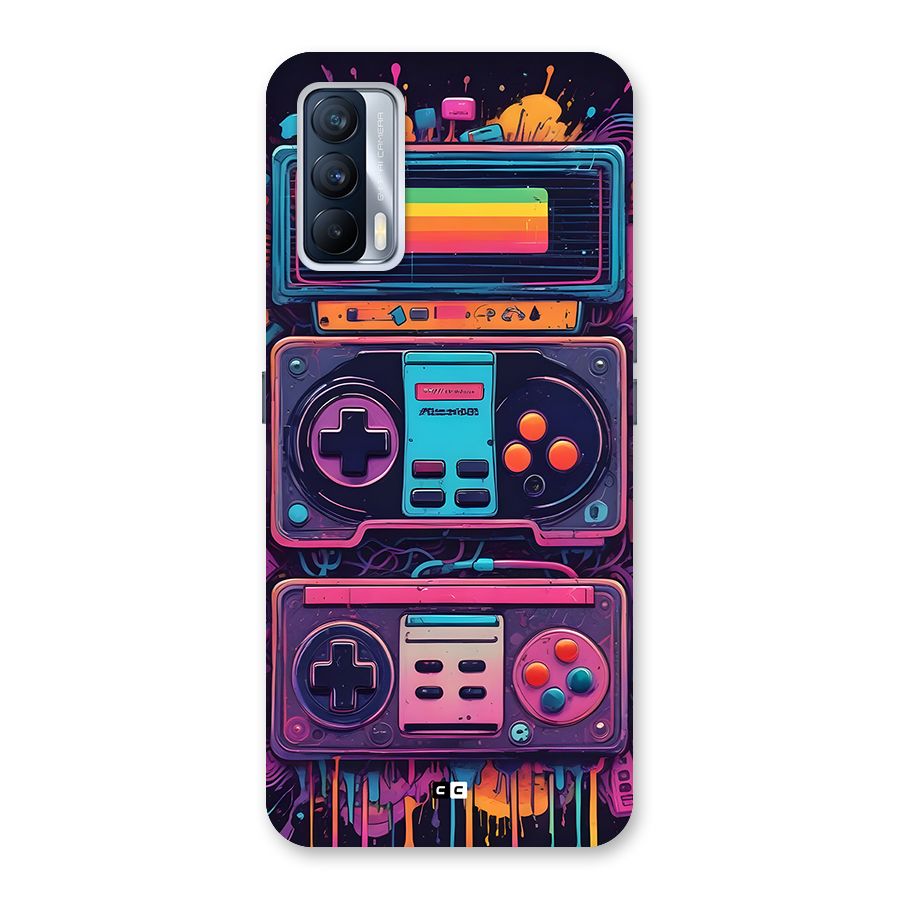 Comic Gaming Console Back Case for Realme X7