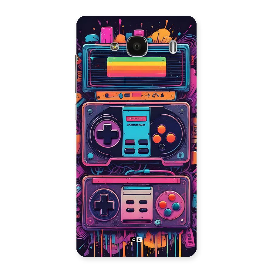 Comic Gaming Console Back Case for Redmi 2s