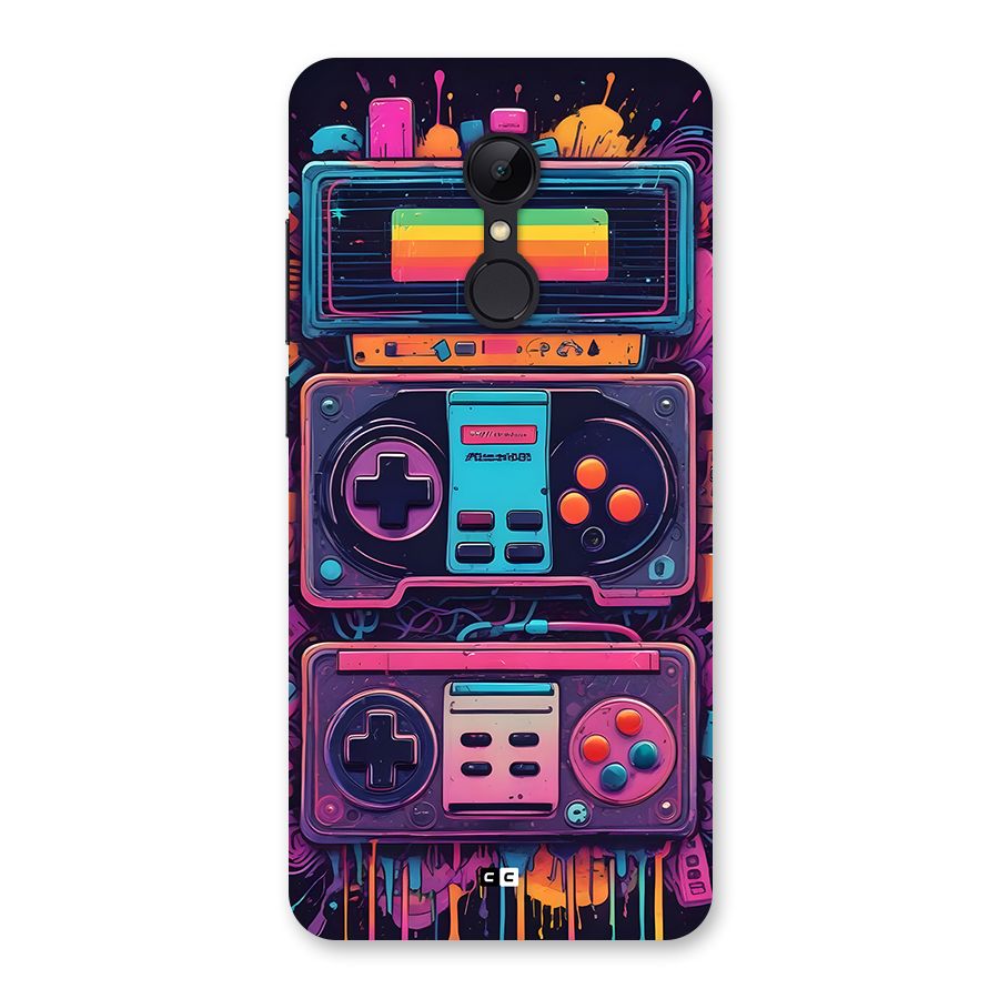 Comic Gaming Console Back Case for Redmi 5