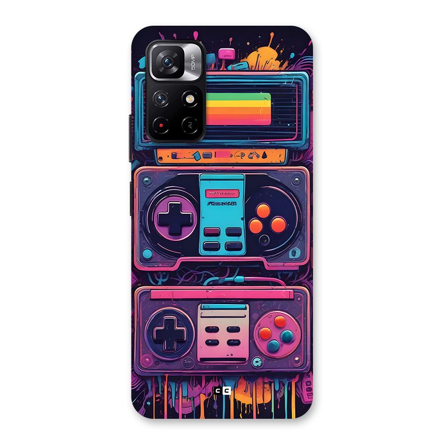 Comic Gaming Console Back Case for Redmi Note 11T 5G