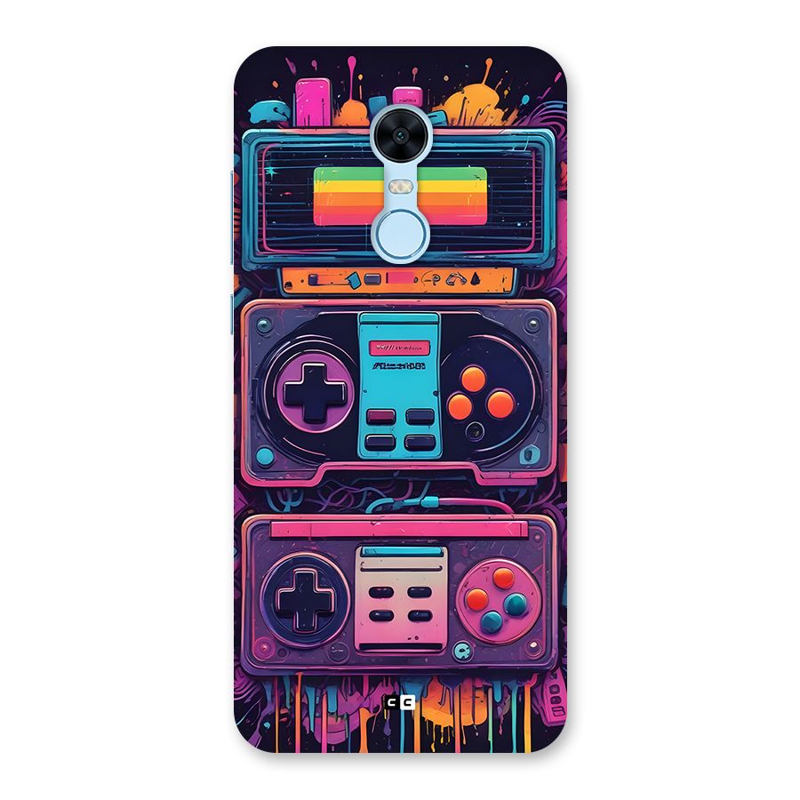 Comic Gaming Console Back Case for Redmi Note 5