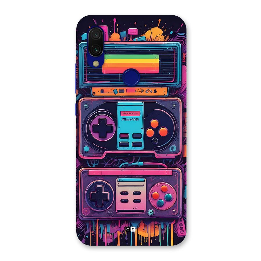 Comic Gaming Console Back Case for Redmi Y3