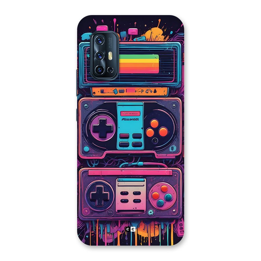 Comic Gaming Console Back Case for Vivo V17