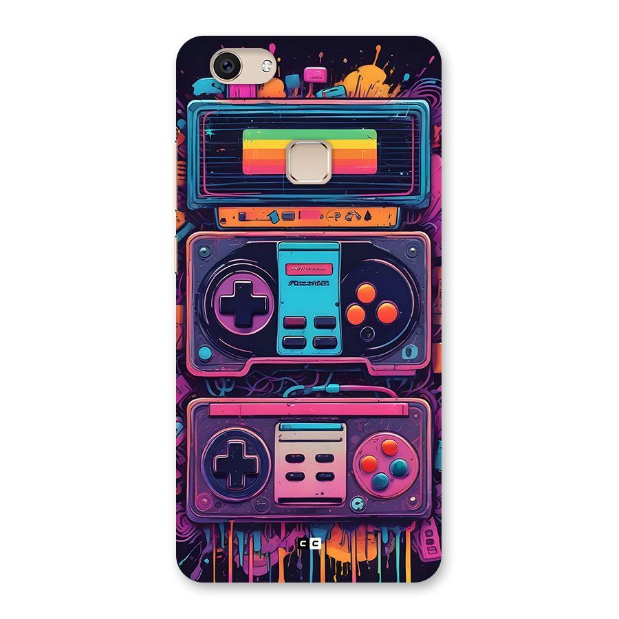 Comic Gaming Console Back Case for Vivo V7