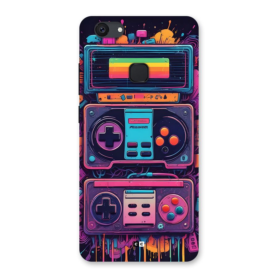 Comic Gaming Console Back Case for Vivo V7 Plus
