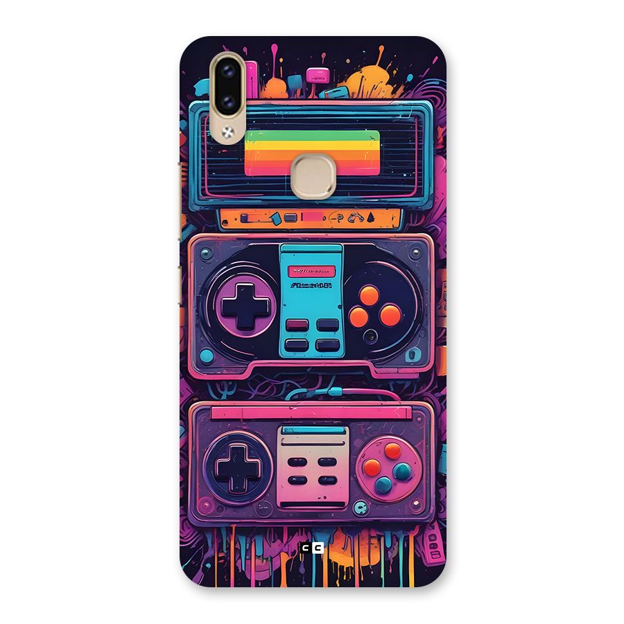 Comic Gaming Console Back Case for Vivo V9