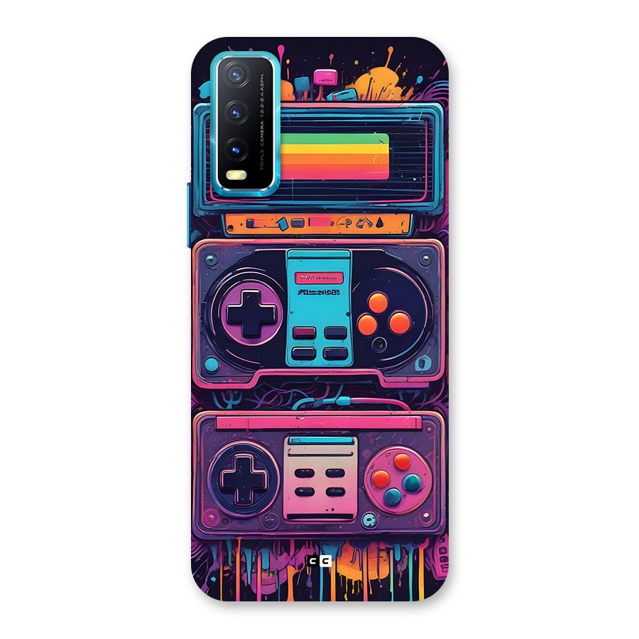 Comic Gaming Console Back Case for Vivo Y20G