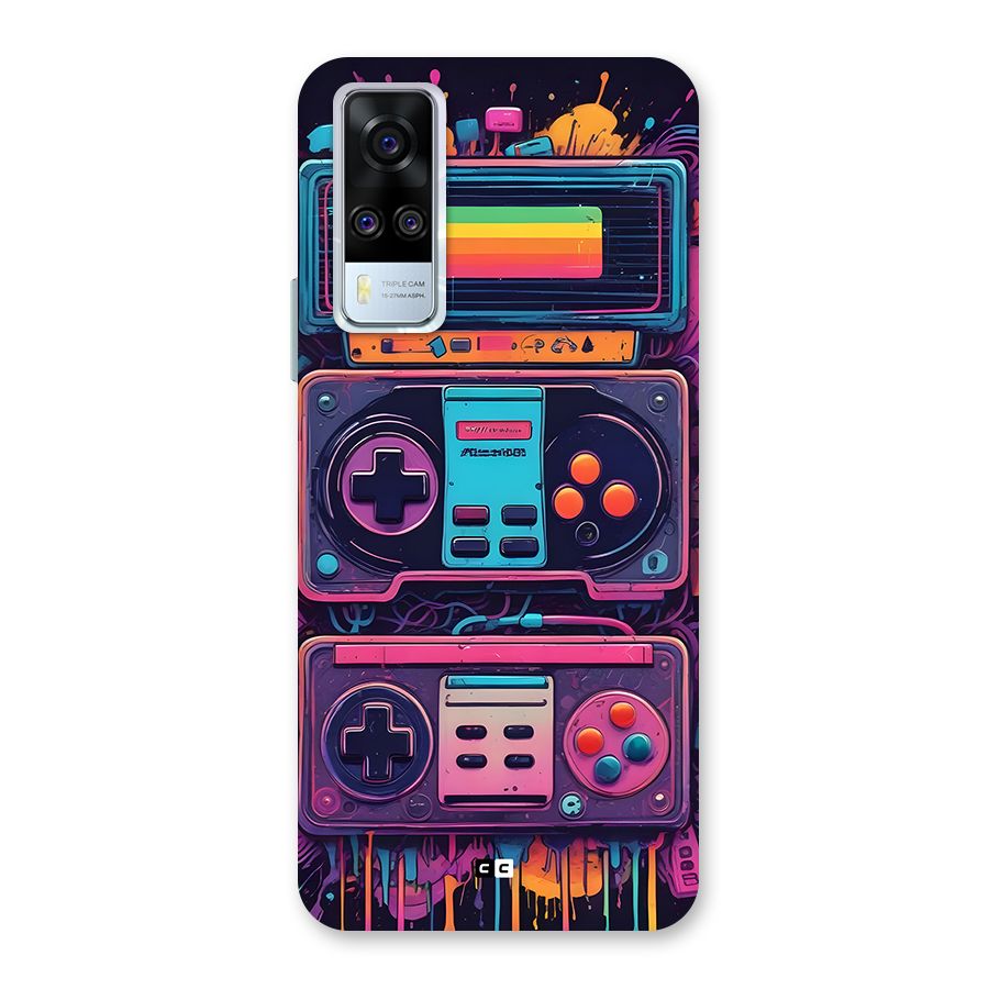 Comic Gaming Console Back Case for Vivo Y31