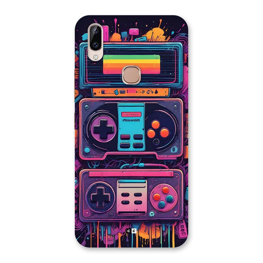 Comic Gaming Console Back Case for Vivo Y83 Pro