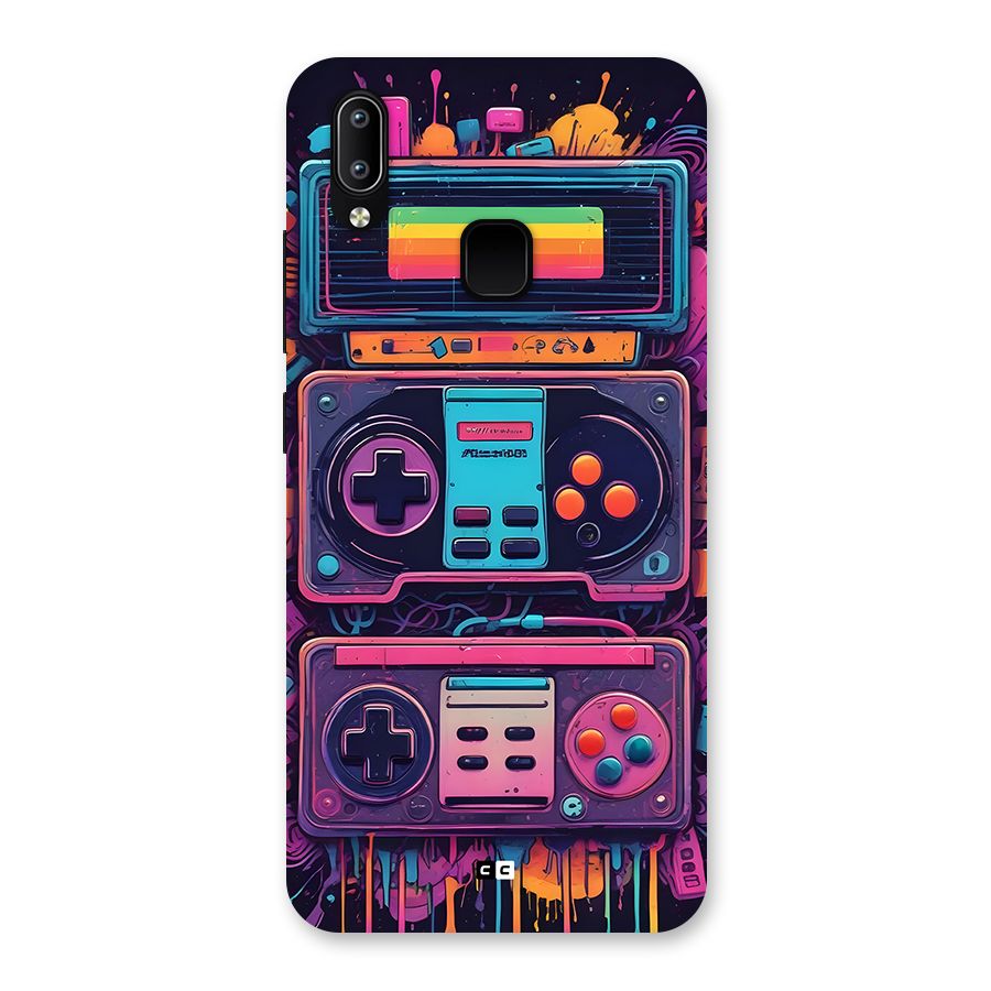 Comic Gaming Console Back Case for Vivo Y93