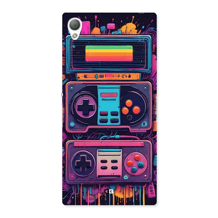 Comic Gaming Console Back Case for Xperia Z3