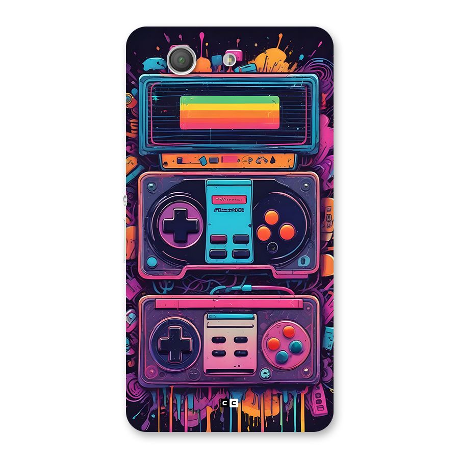 Comic Gaming Console Back Case for Xperia Z3 Compact