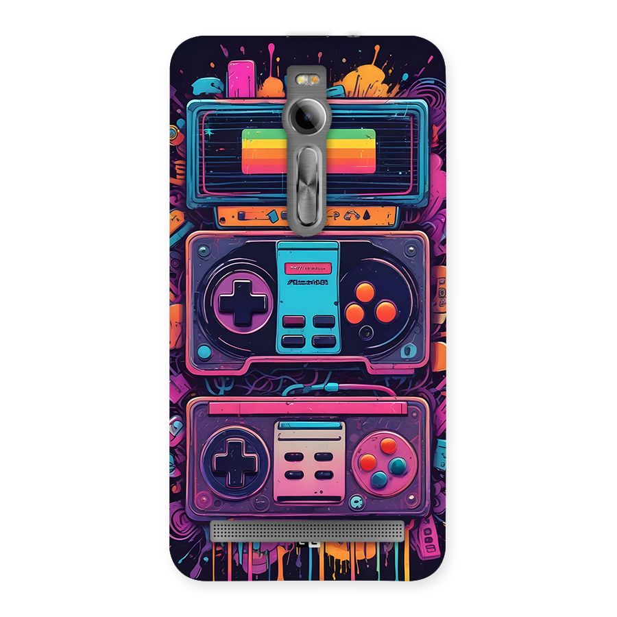 Comic Gaming Console Back Case for Zenfone 2