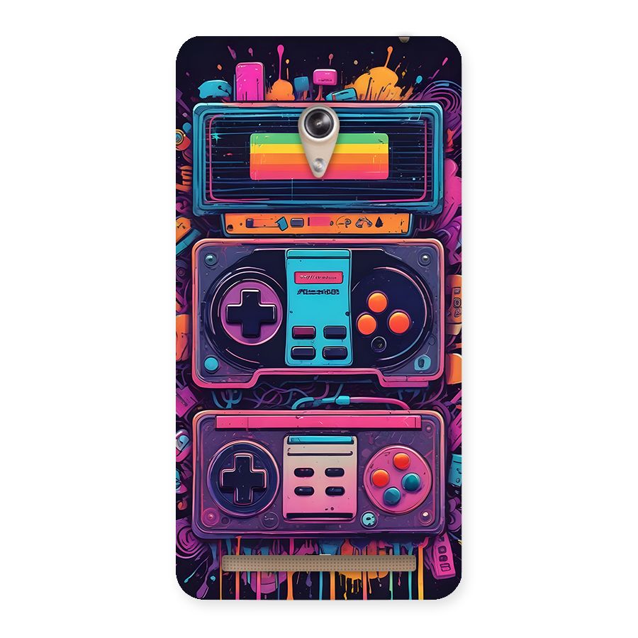Comic Gaming Console Back Case for Zenfone 6