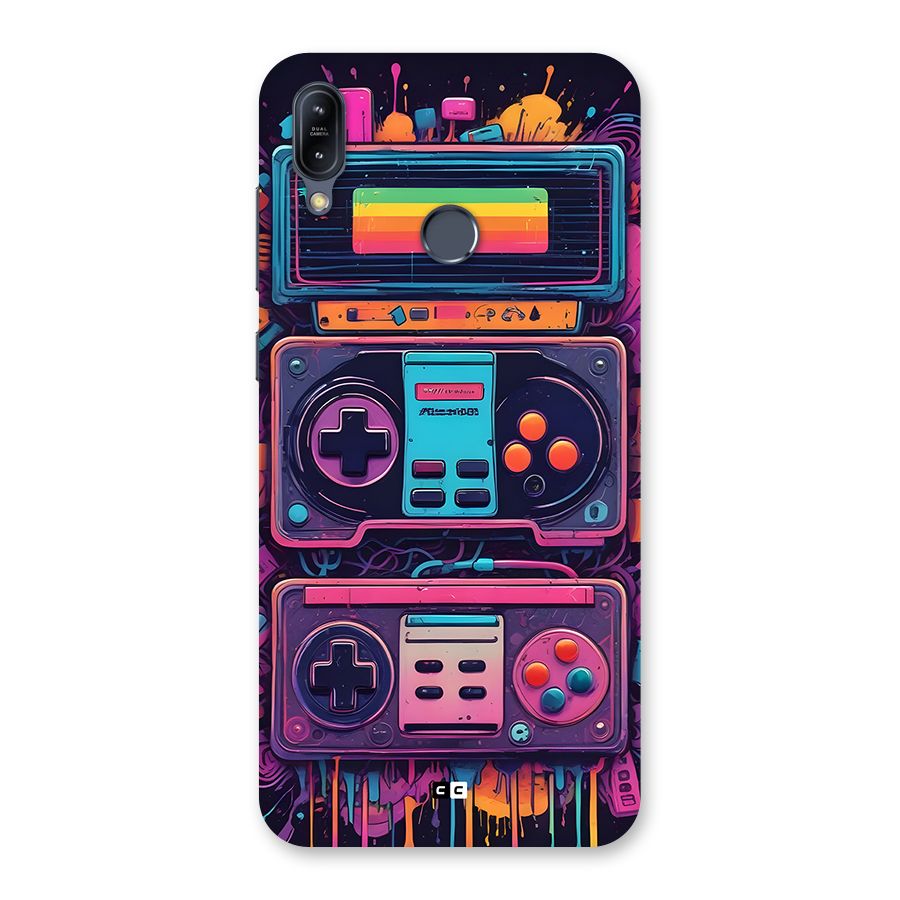 Comic Gaming Console Back Case for Zenfone Max M2