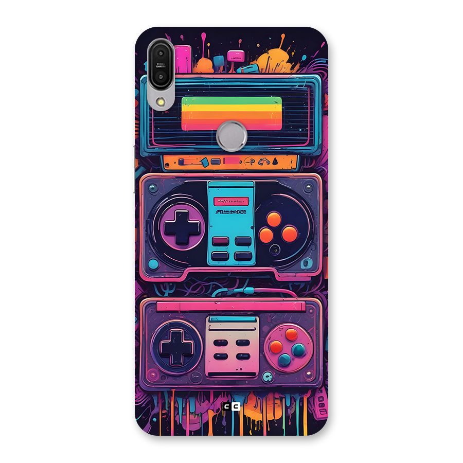 Comic Gaming Console Back Case for Zenfone Max Pro M1