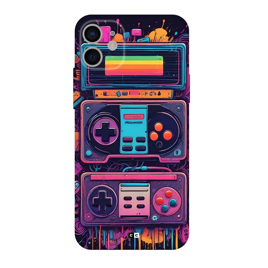 Comic Gaming Console Back Case for iPhone 11