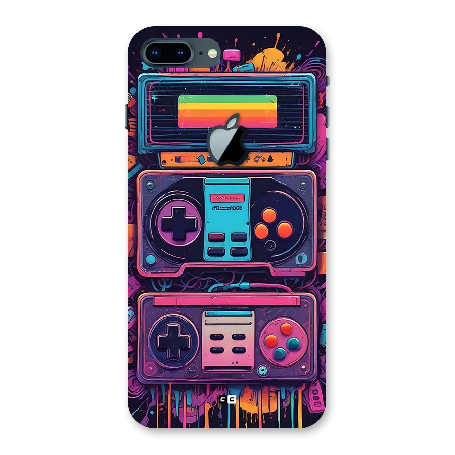 Comic Gaming Console Back Case for iPhone 7 Plus Apple Cut