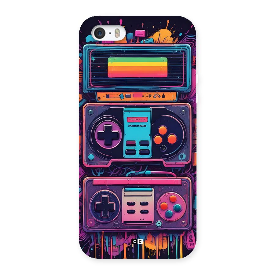 Comic Gaming Console Back Case for iPhone SE 2016