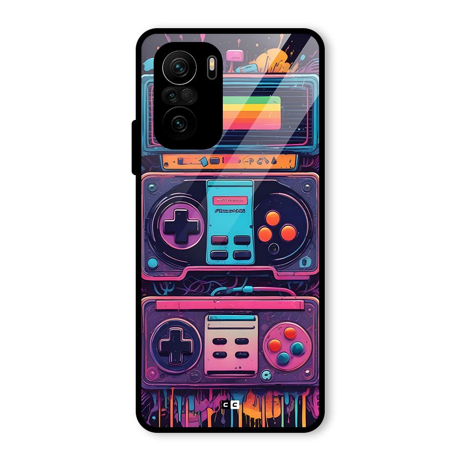 Comic Gaming Console Glass Back Case for Mi 11x