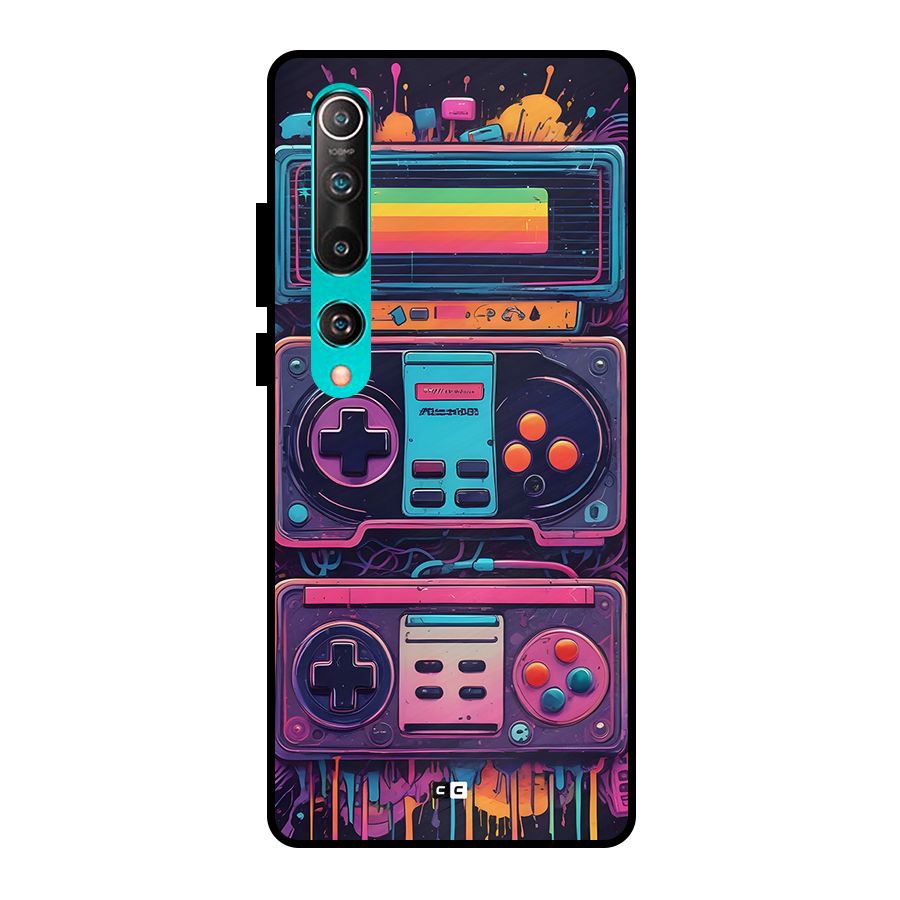 Comic Gaming Console Metal Back Case for Mi 10