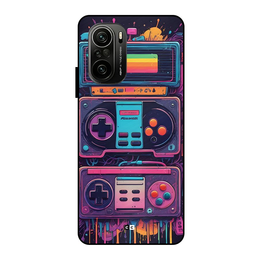 Comic Gaming Console Metal Back Case for Mi 11X Pro