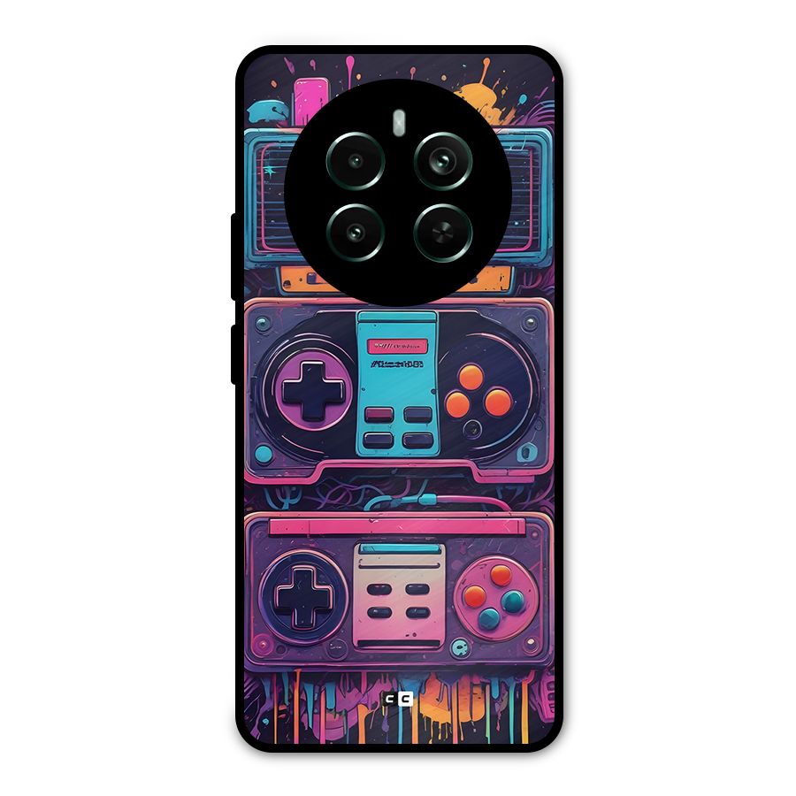Comic Gaming Console Metal Back Case for Realme Narzo 70 Pro