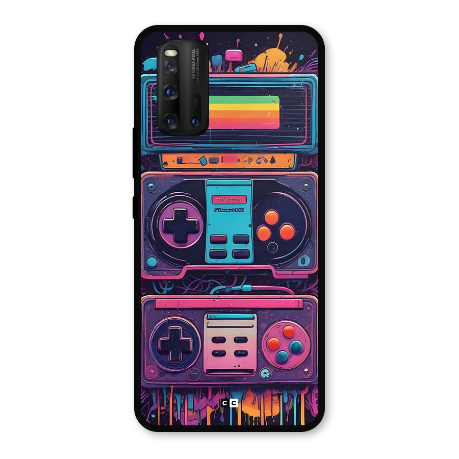 Comic Gaming Console Metal Back Case for iQOO 3