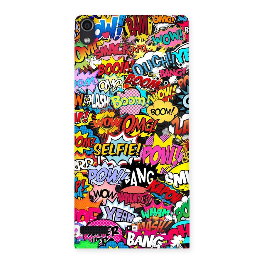 Comic Ringtone Back Case for Ascend P6