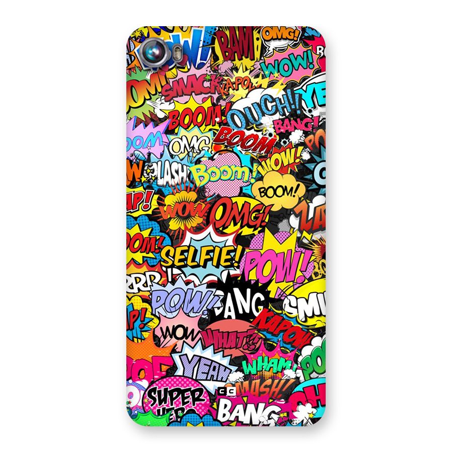 Comic Ringtone Back Case for Canvas Fire 4 (A107)