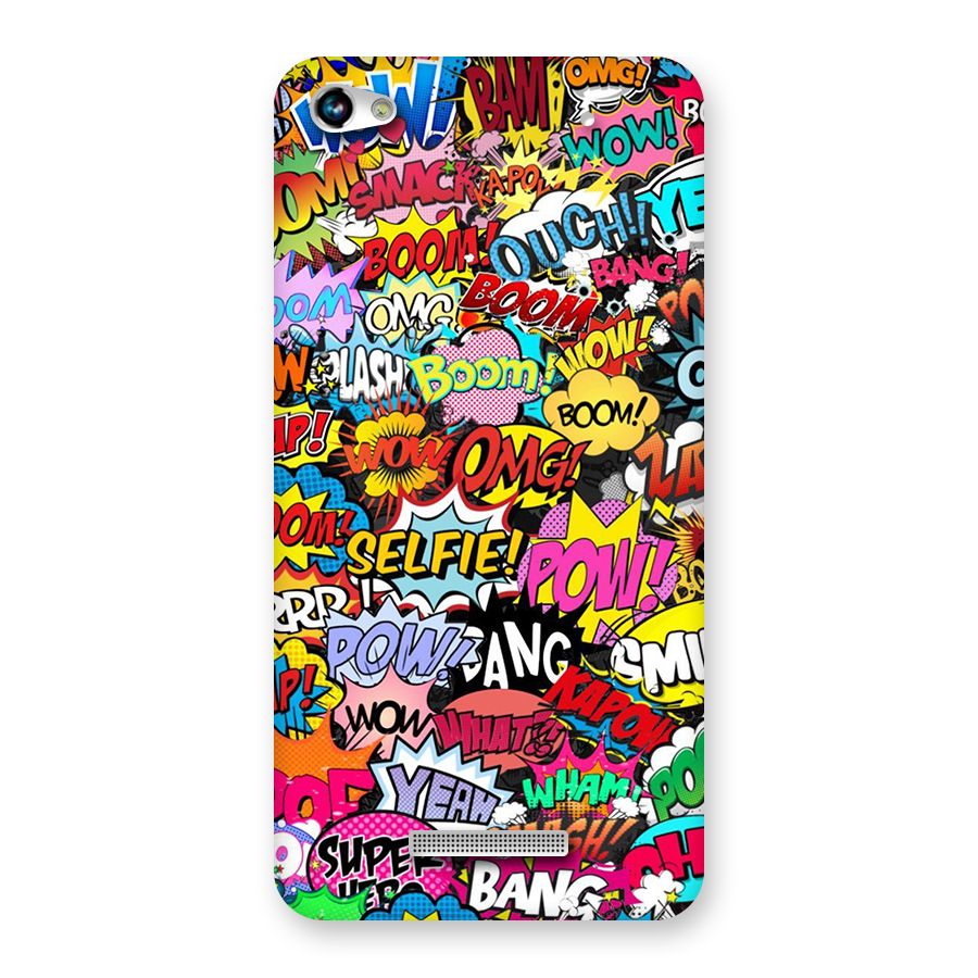 Comic Ringtone Back Case for Canvas Hue 2 A316