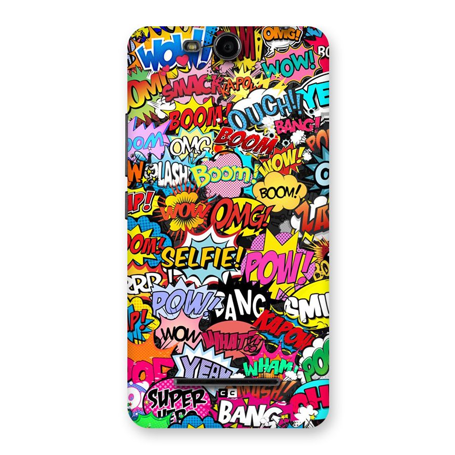 Comic Ringtone Back Case for Canvas Juice 3 Q392