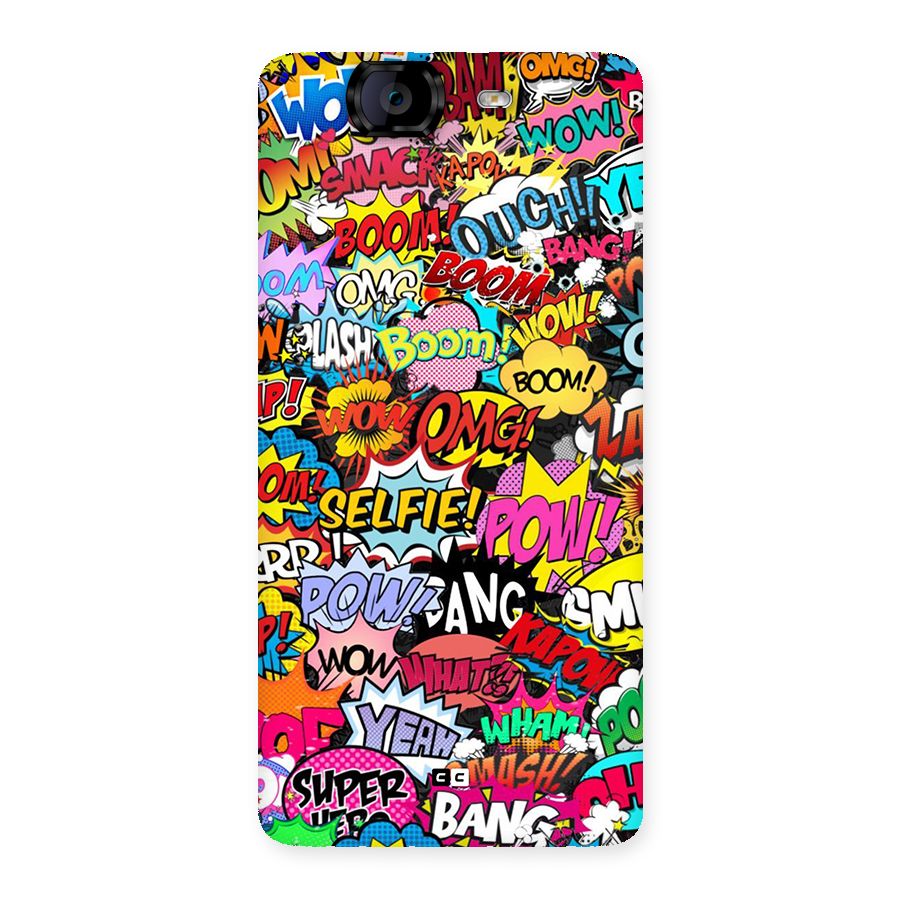 Comic Ringtone Back Case for Canvas Knight A350