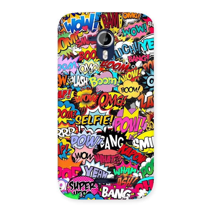 Comic Ringtone Back Case for Canvas Magnus A117