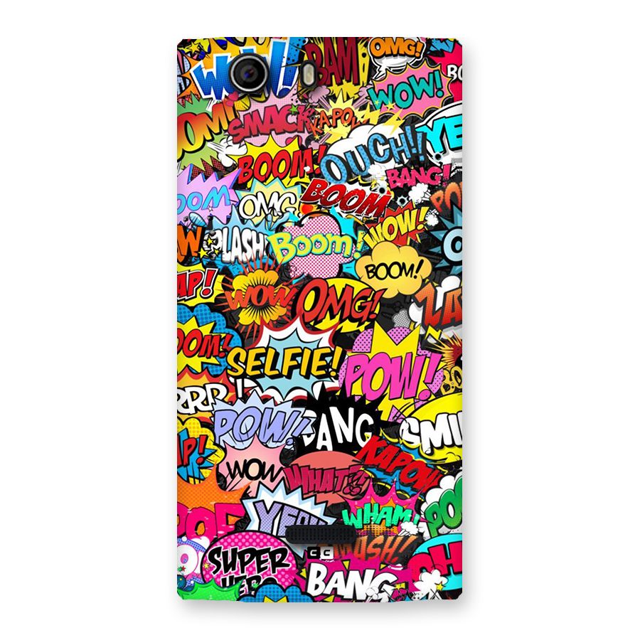 Comic Ringtone Back Case for Canvas Nitro 2 E311