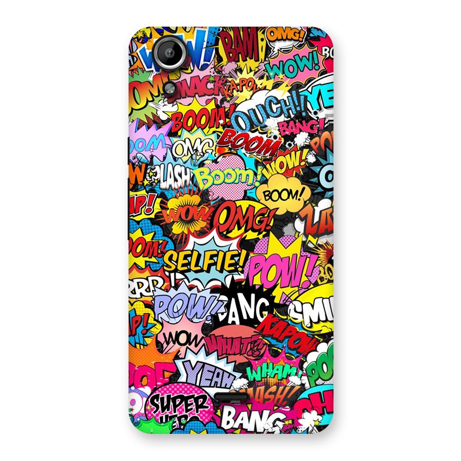 Comic Ringtone Back Case for Canvas Selfie Lens Q345