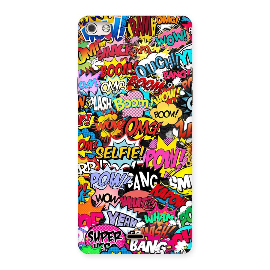Comic Ringtone Back Case for Canvas Silver 5