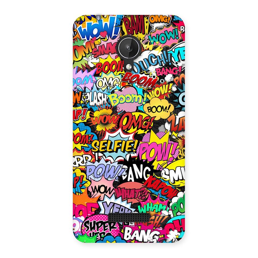 Comic Ringtone Back Case for Canvas Spark Q380