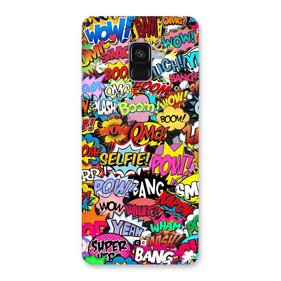 Comic Ringtone Back Case for Galaxy A8 Plus