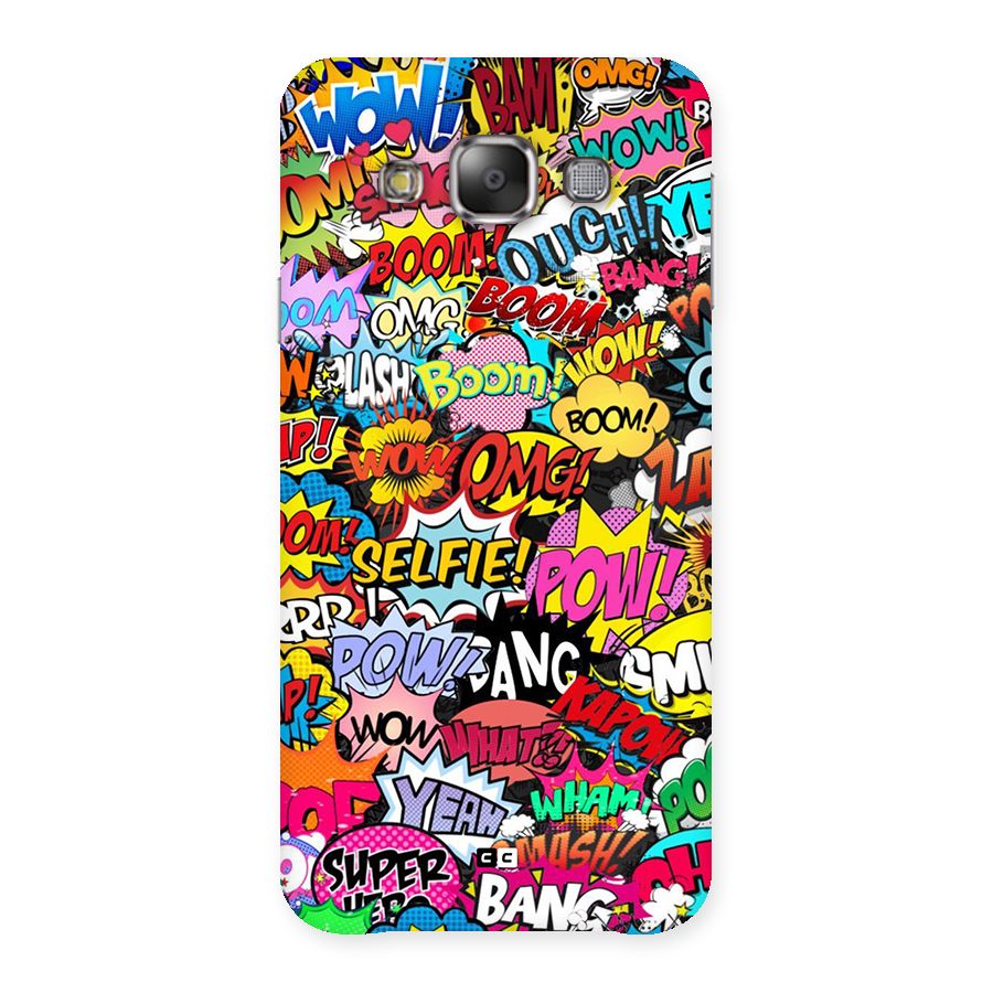 Comic Ringtone Back Case for Galaxy E7