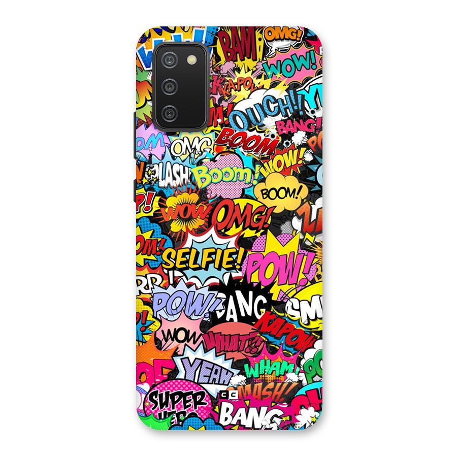 Comic Ringtone Back Case for Galaxy F02s