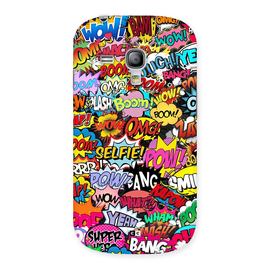 Comic Ringtone Back Case for Galaxy S3 Mini