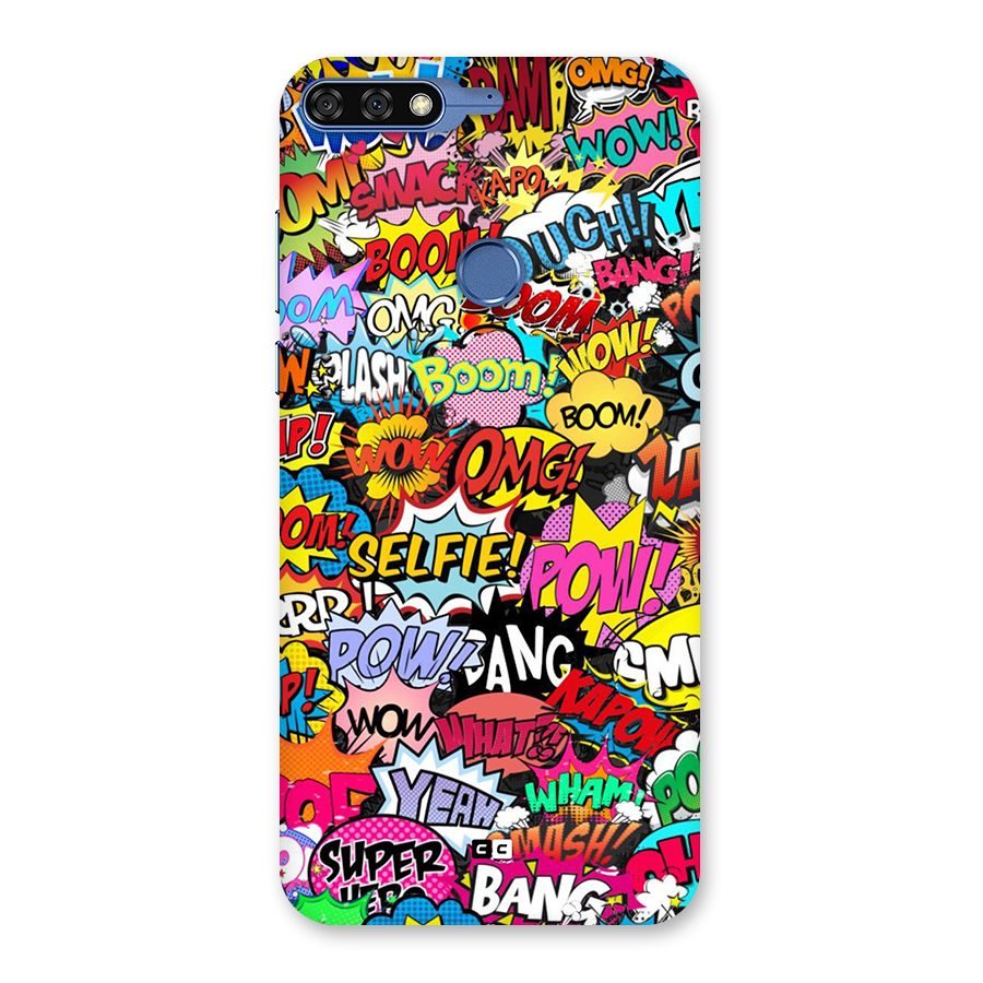 Comic Ringtone Back Case for Honor 7C